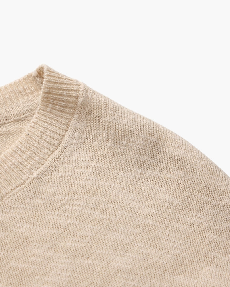 Linen Cotton Essential Crewneck